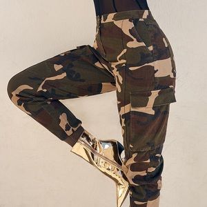 Mistress Rocks Camo Combat Joggers